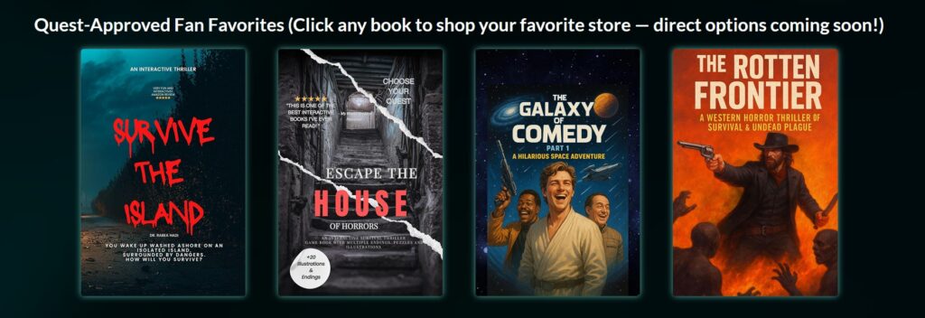 choose your quest best selling books top rated books best books 2026 new books free series cyoa funny sci fi fantasy